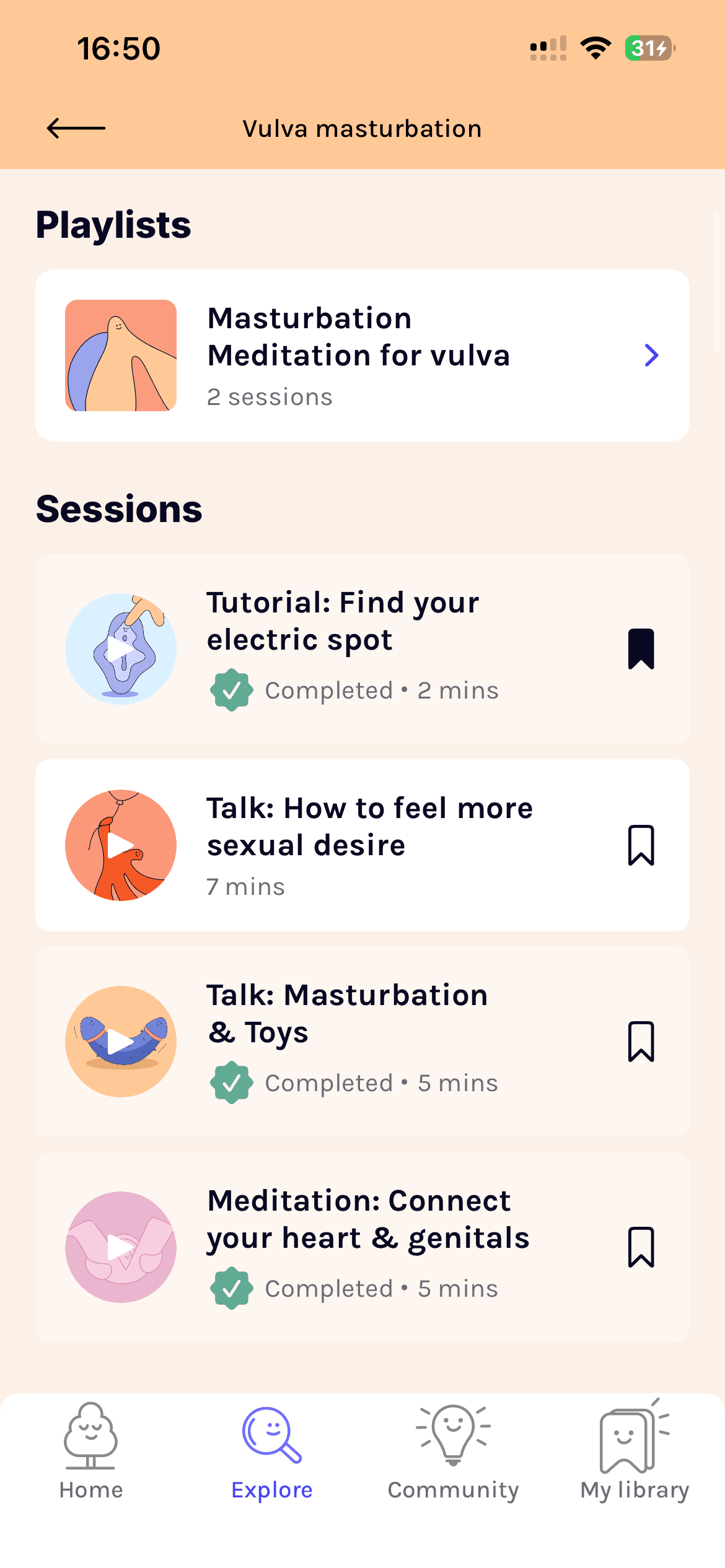 Vulva masturbation