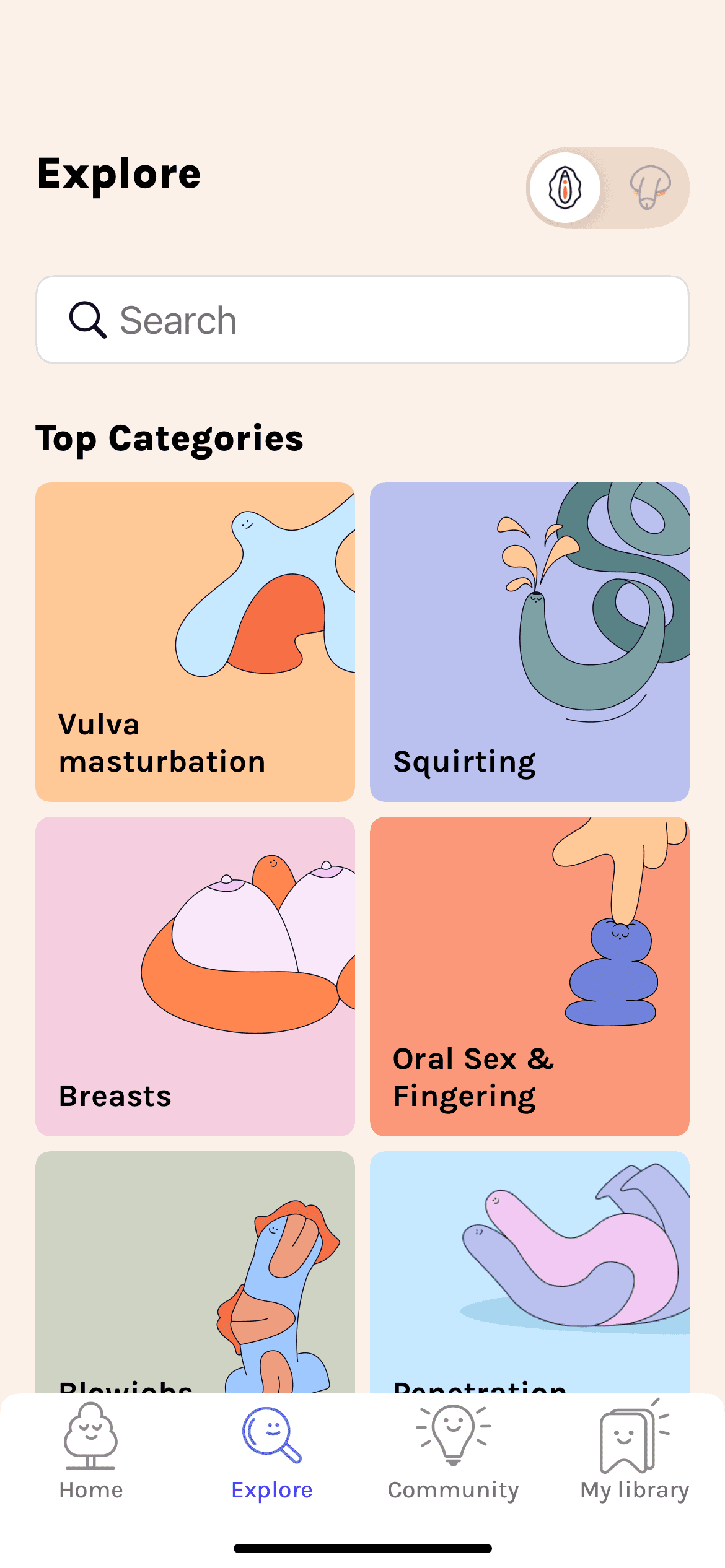 Explore topics
